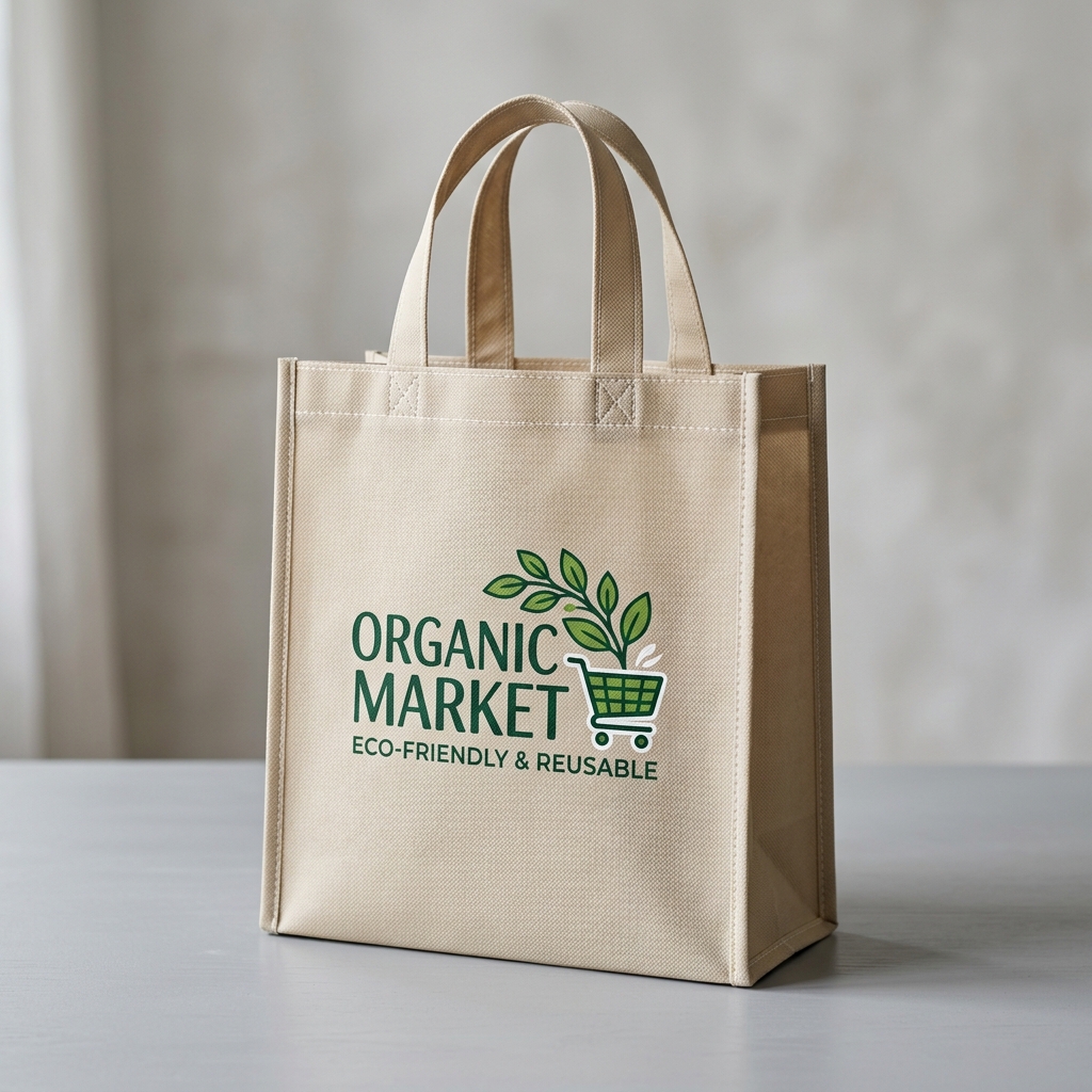Bolsa de tela no tejida